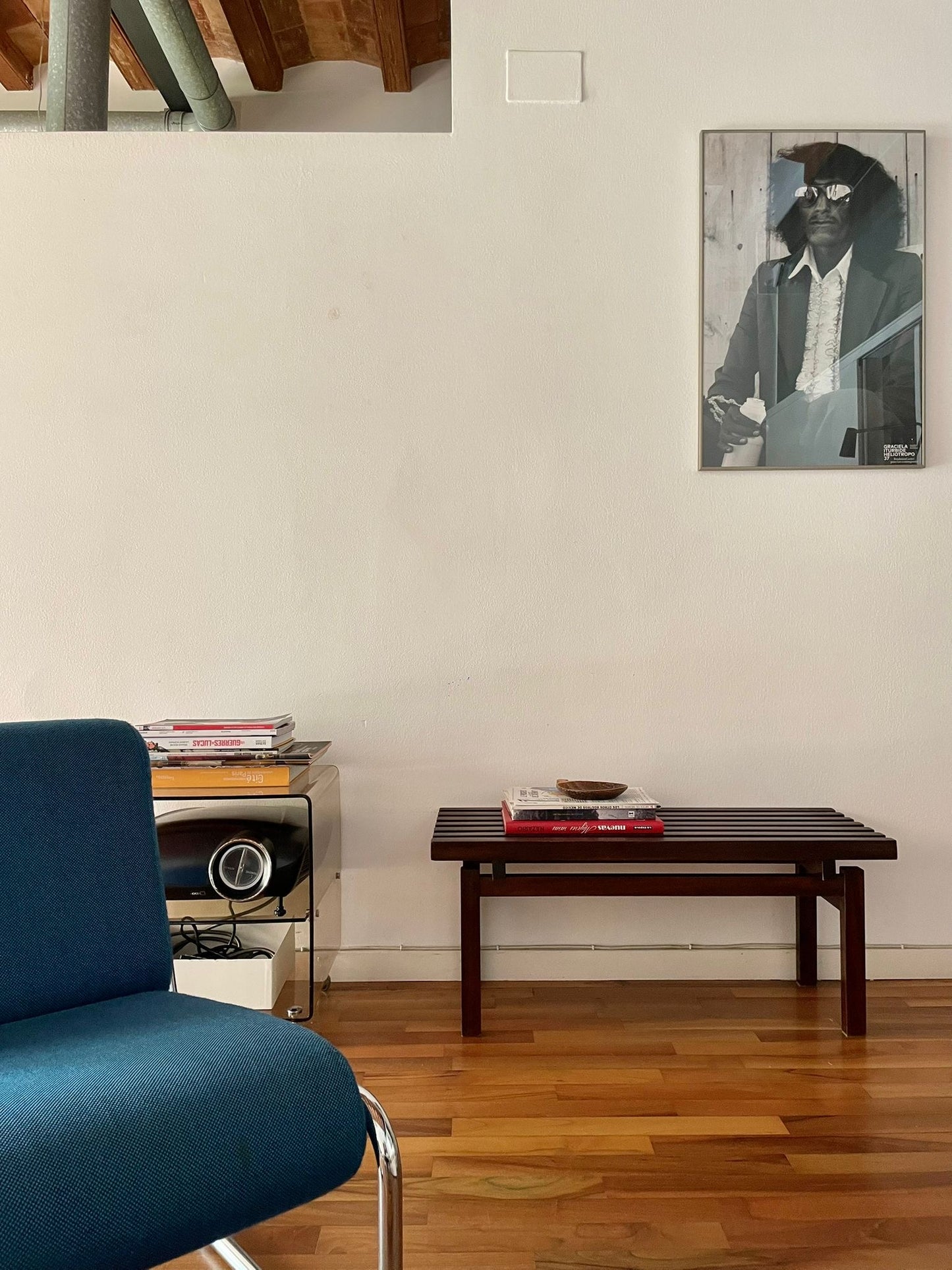 Banc de fusta dels anys 60