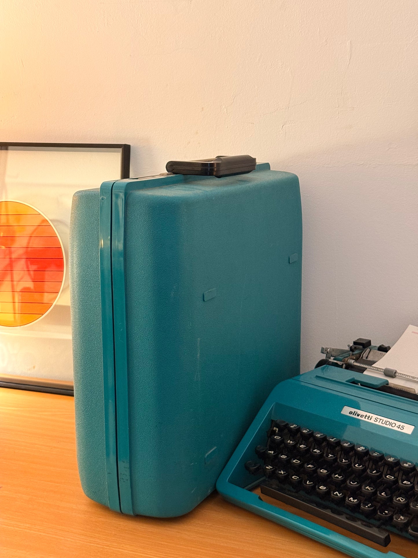 Maquina escriure Olivetti 45 amb maletí