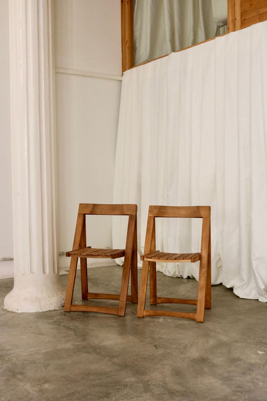 Cadires plegables restaurades