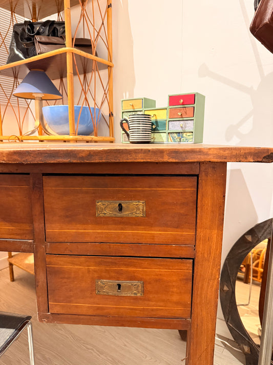 Taula escriptori fusta clàssic