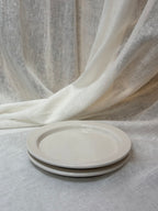 Plats ceramica blancs
