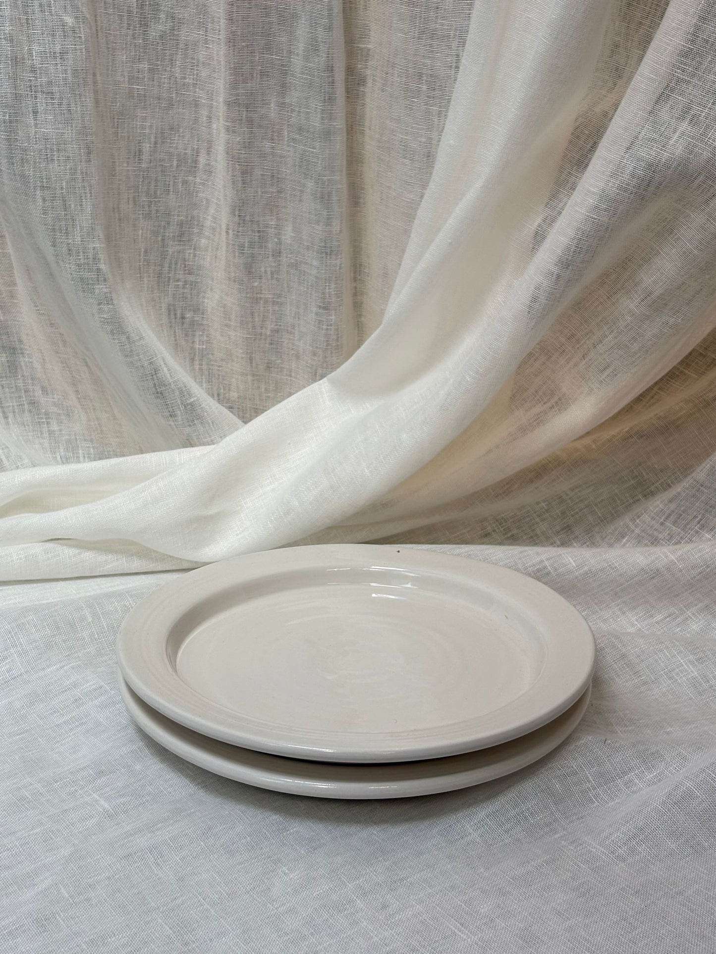 Plats ceramica blancs