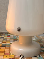 Lampareta de vidre blanc