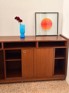 Wheeled Display Cabinet