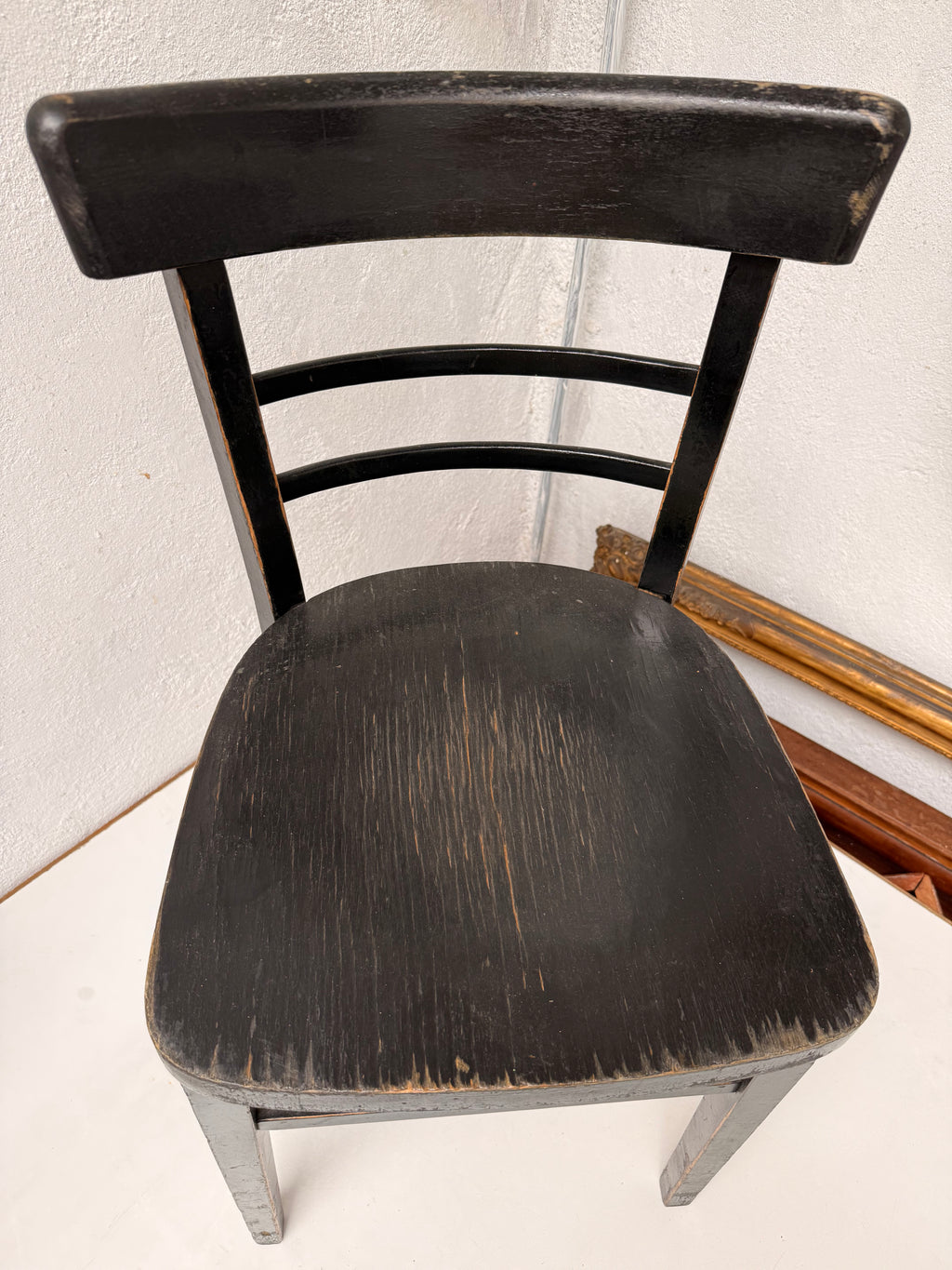 Cadira negre de bar