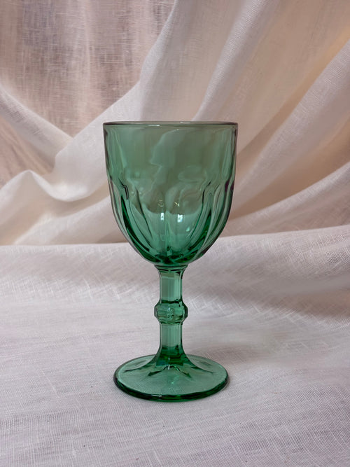 8 Copes de Vidre Verdes