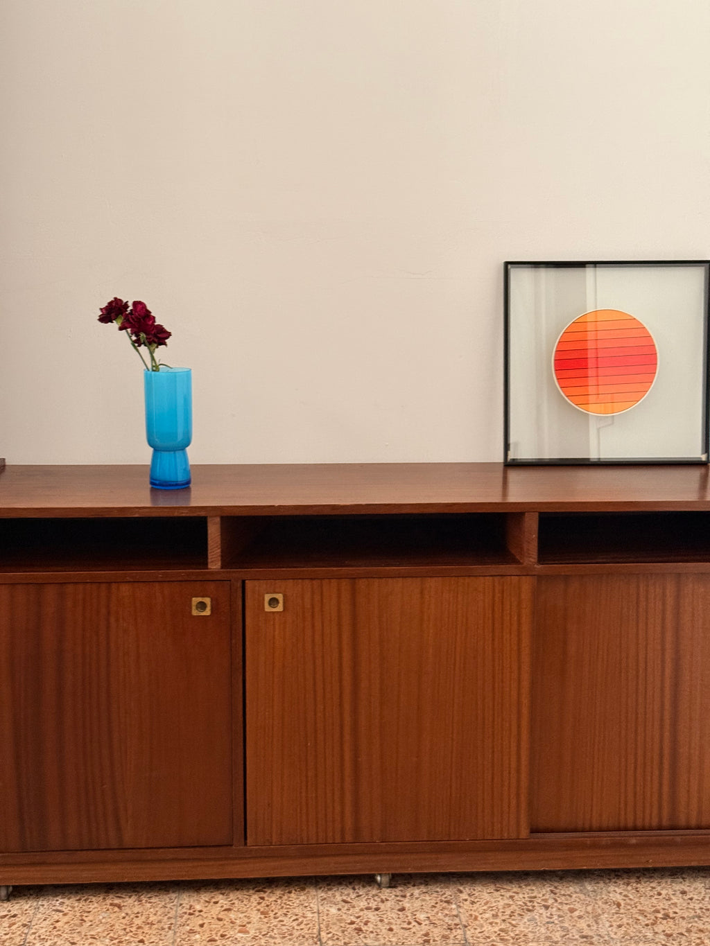 Wheeled Display Cabinet
