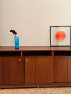 Wheeled Display Cabinet