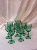 8 Copes de Vidre Verdes