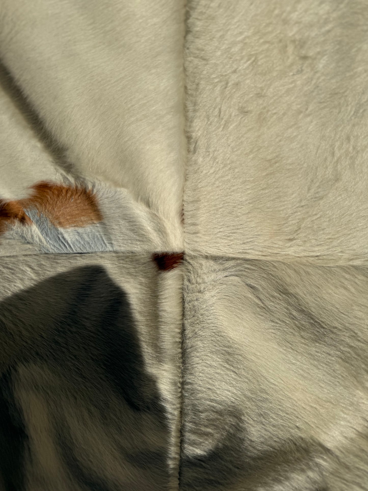 Butaca papallona de pell de vaca