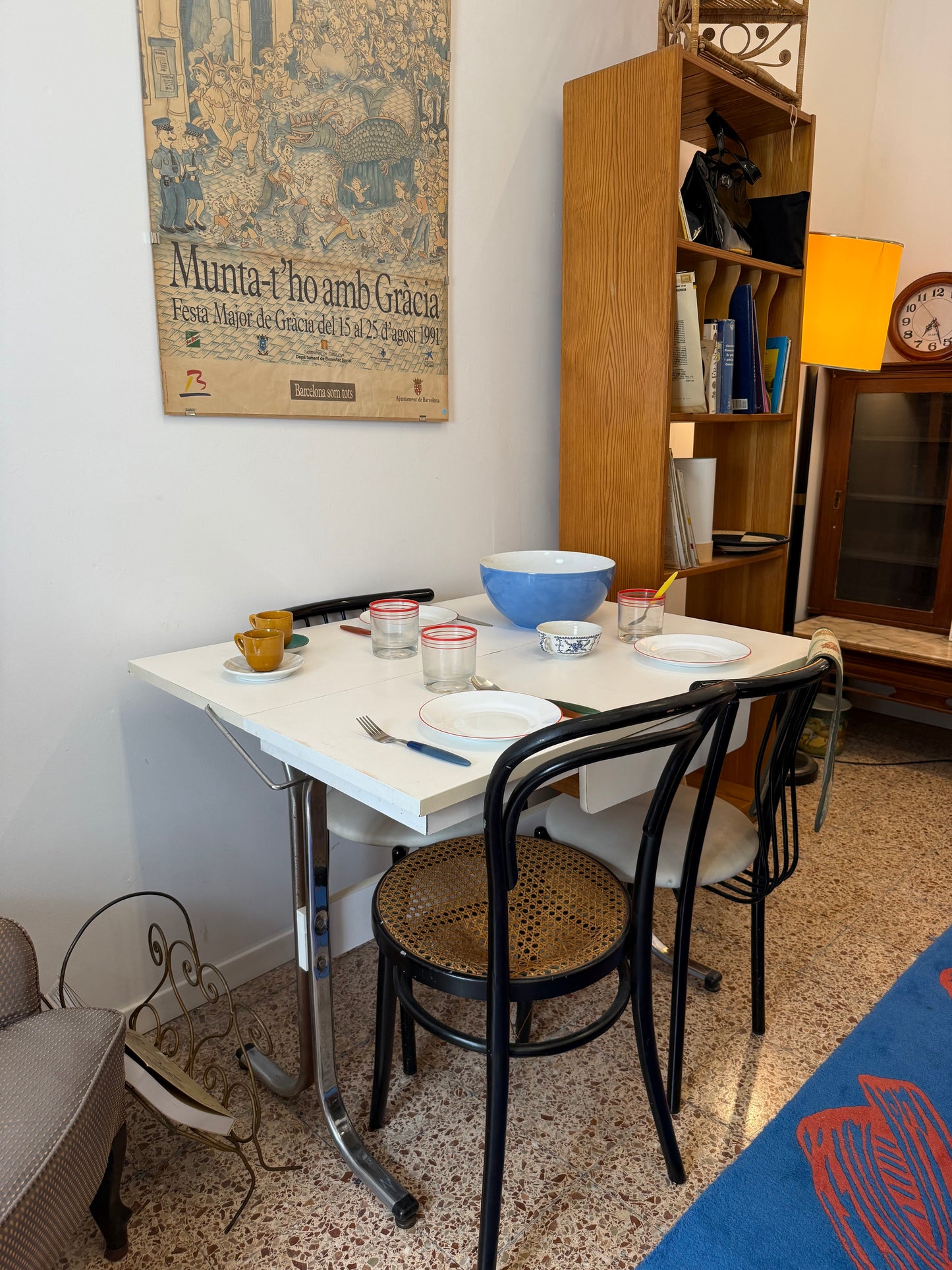 ⁠Taula extensible blanca