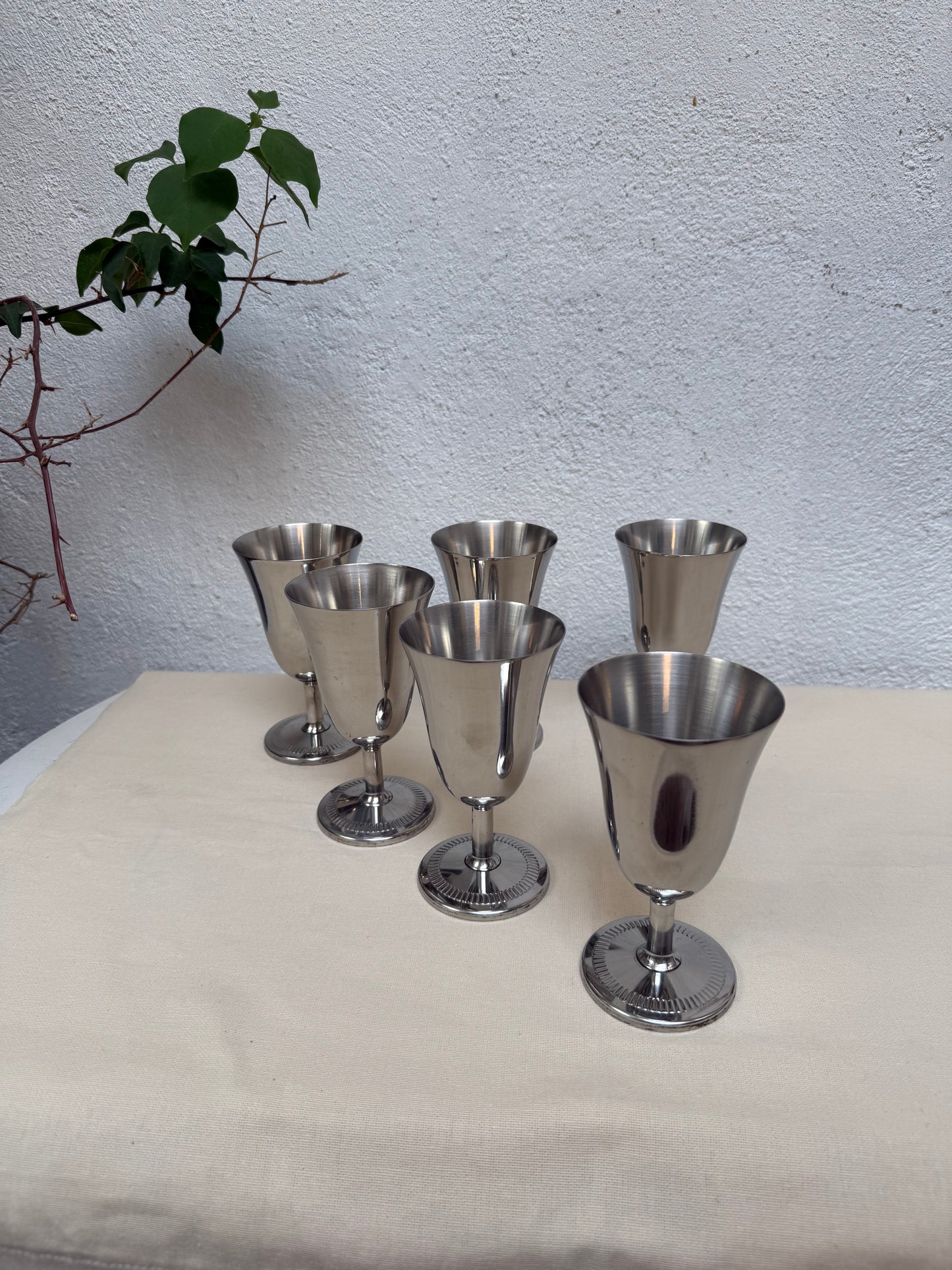 Copes de cava d’inox