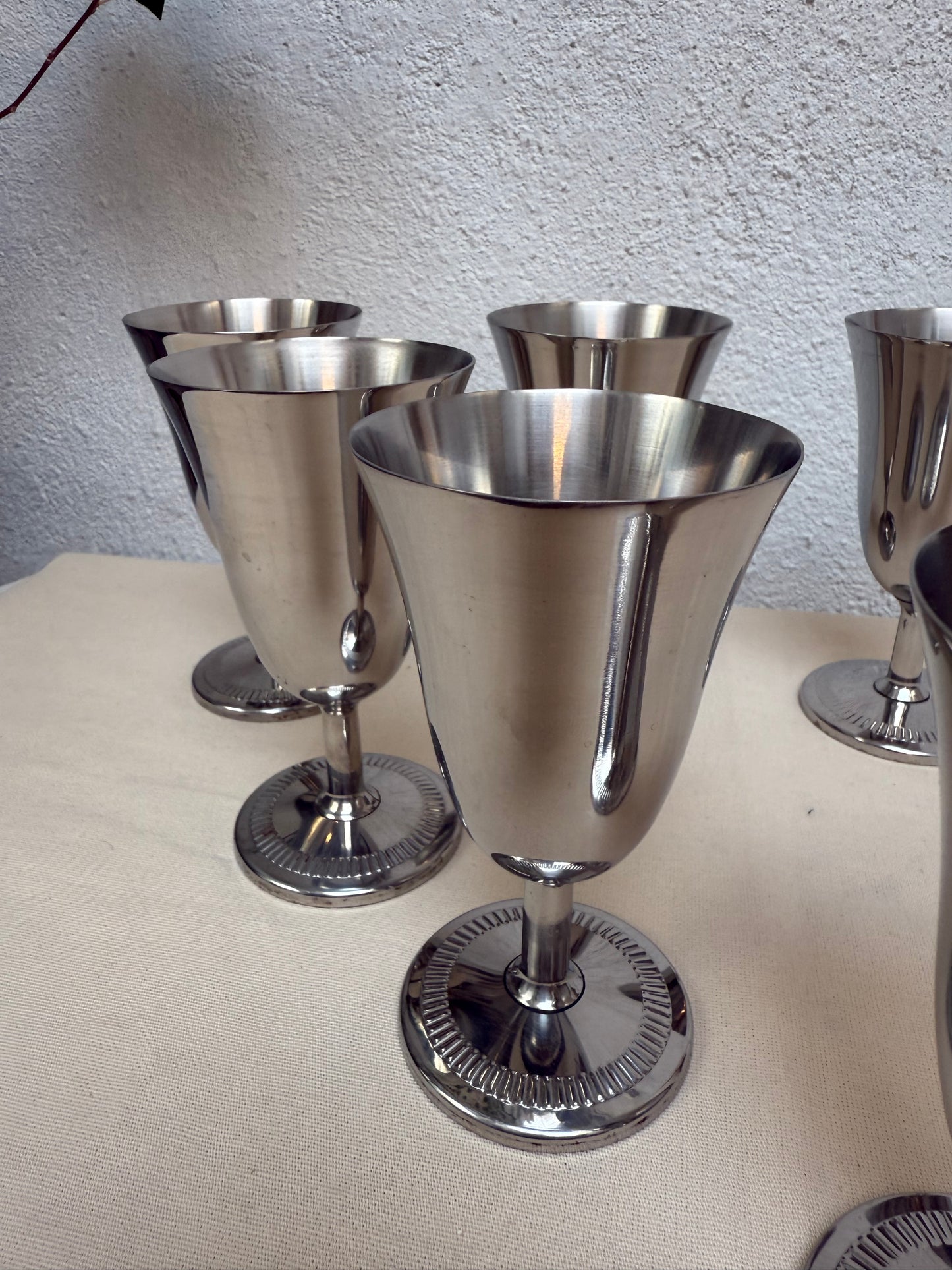Copes de cava d’inox