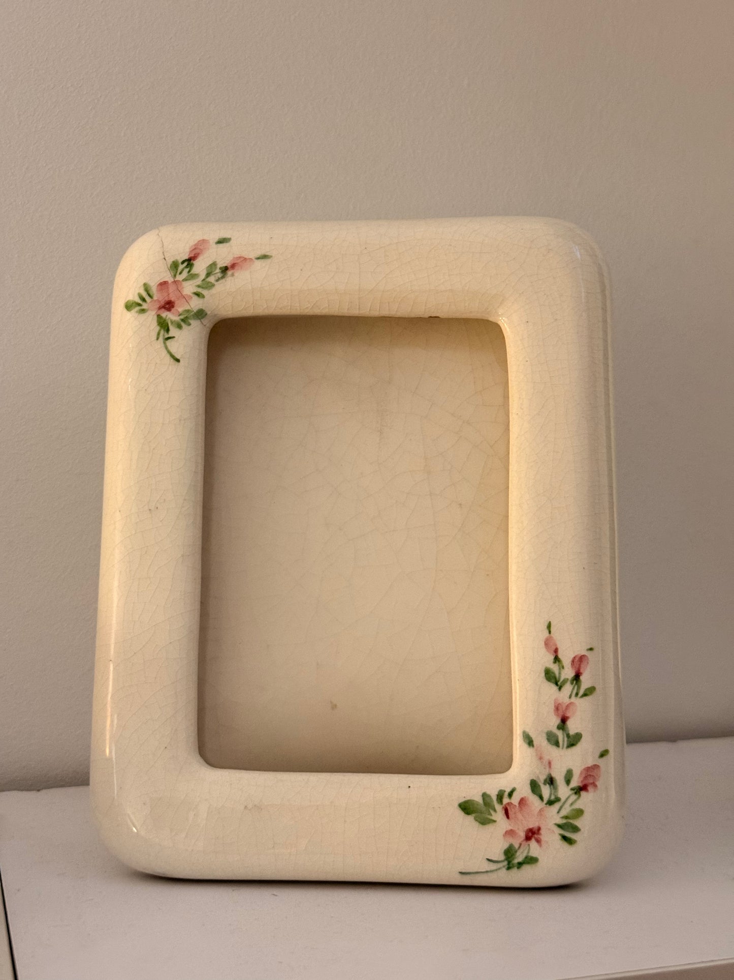 Marc de fotos de ceramica floral