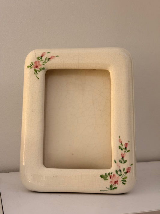 Marc de fotos de ceramica floral