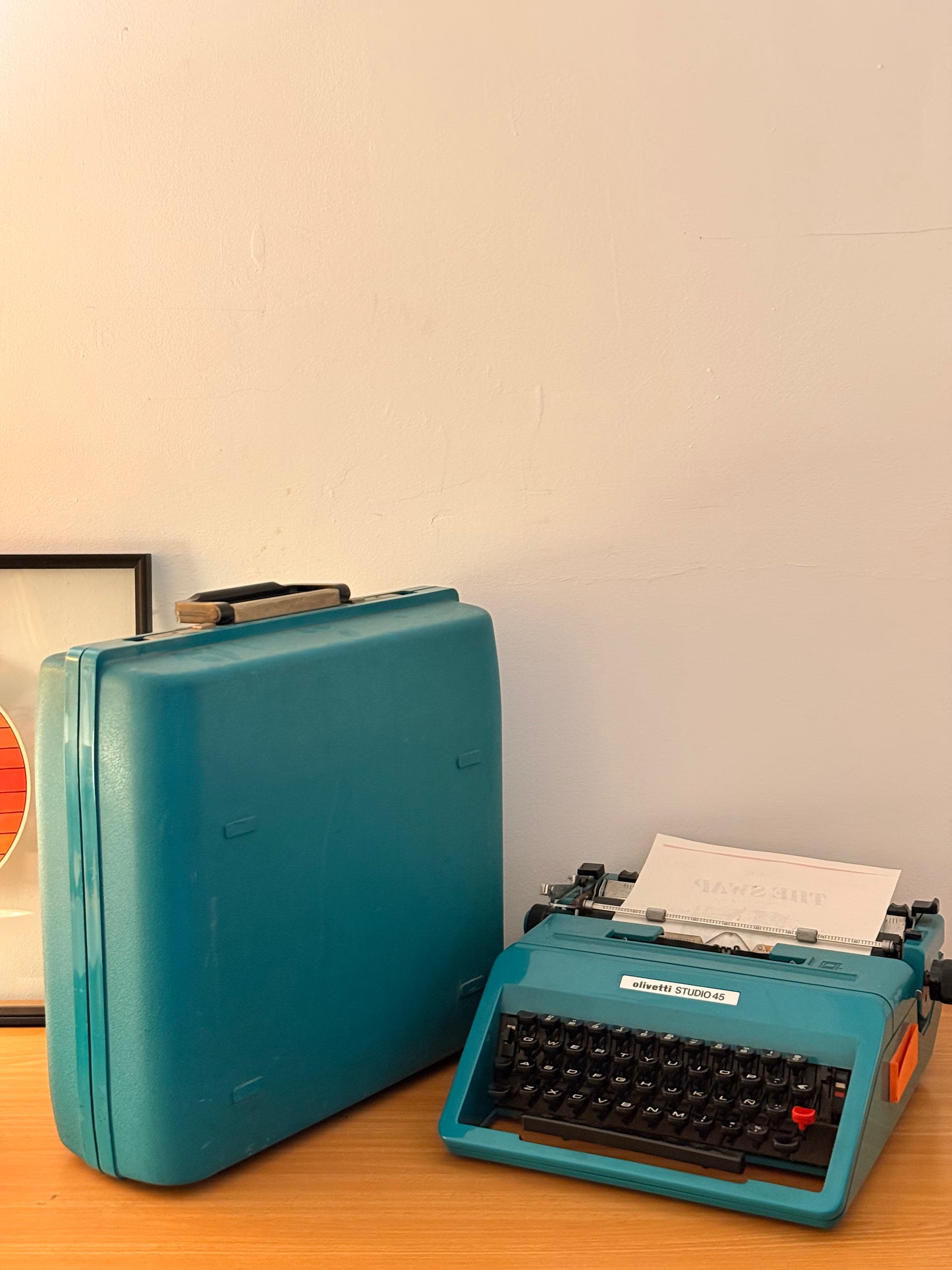 Maquina escriure Olivetti 45 amb maletí