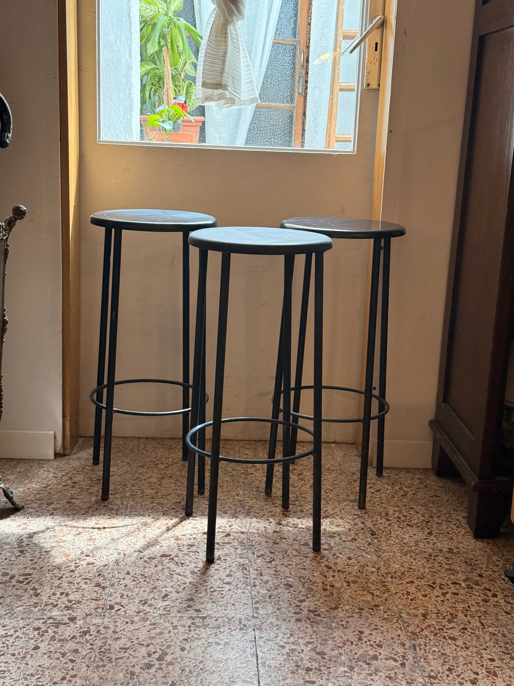 Tamboret metàl·lic